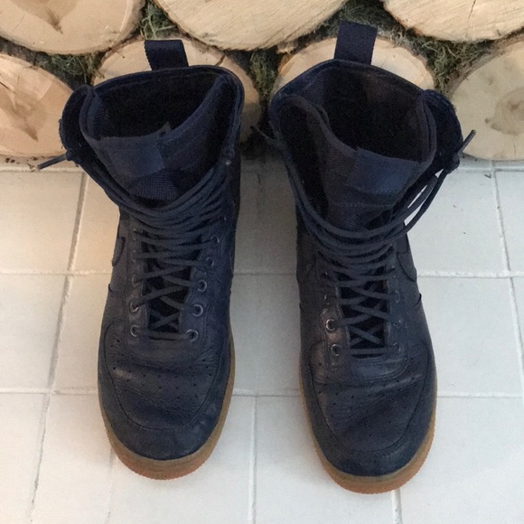 Blue nike air high tops - Picture 2 of 7